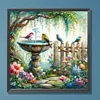 Fontaine De Jardin-Perceuse Ronde Peinture Diamant-30*30CM