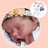 17 '' Lifelike Handmade Kara Do Truly Real Sleeping Reborn Baby Doll Girl with "Heartbeat" and Sound, Best Gift Ideas - RBBI-Myrebornbabydoll® Myrebornbabydoll®
