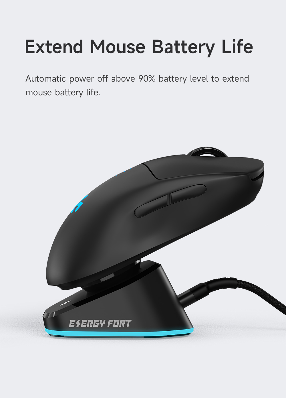 Mouse Wireless Charger for Logitech G Pro X Superlight G502 lightspeed ...