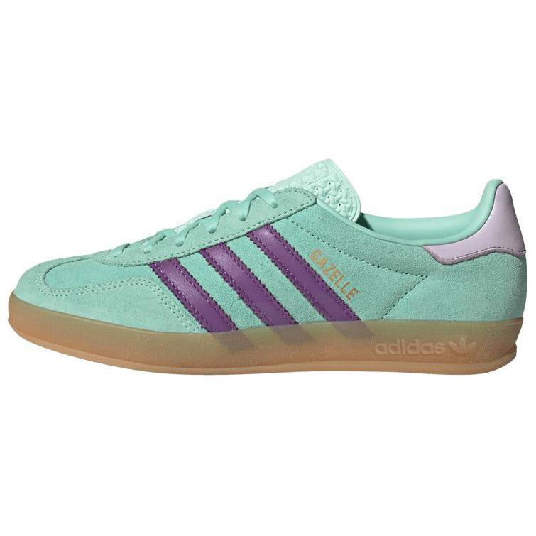 Gazelle Women's Adidas Originals Indoor 'Clear Mint Active Purple' Women's