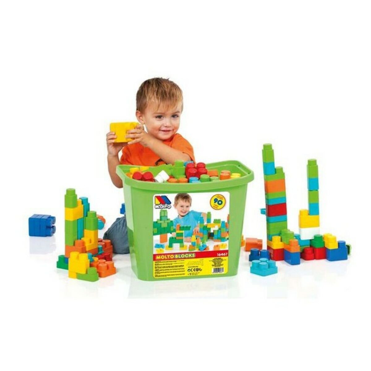 Building Blocks Game Molt&oacute; (90 pcs)
