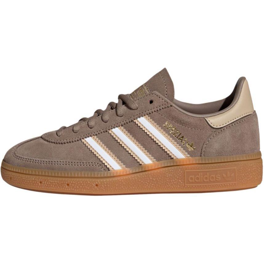 Adidas Originals HANDBALL SPEZIAL Abrasion Resistant Low Top Kids' Skateboarding Shoes Coffee Brown