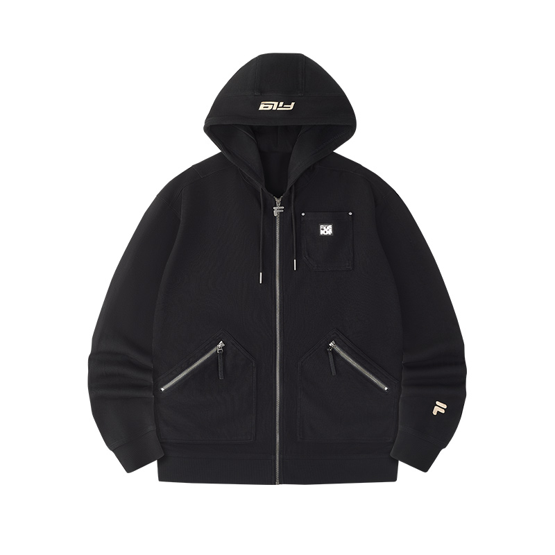 FILA FUSION Jackets Men Jet Black