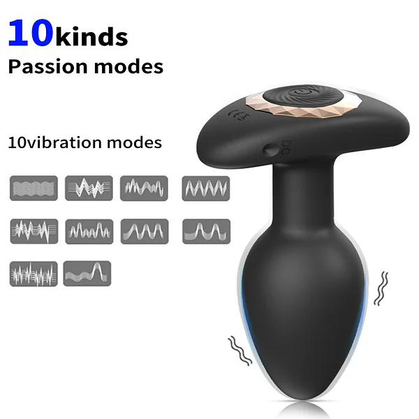 Wireless Remote Anal Plug Dildos Vibrator Prostate Massager Vaginal Stimulator