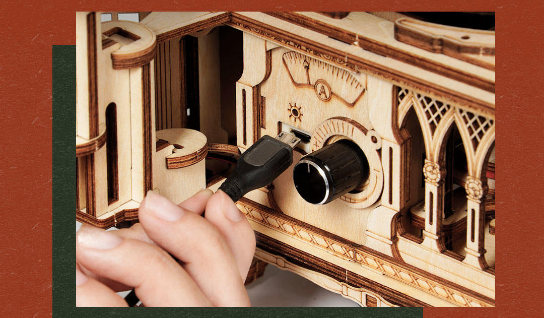 Wooden Super Classic Gramophone LKB01 11
