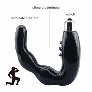 C-type G-spot Prostate Massager For Men U-type Vestibular Vibration Orgasm Masturbator Fun Electric Vestibular Plug