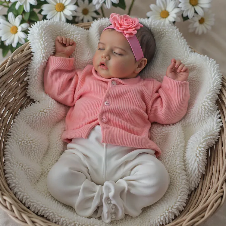Vinyl Reborn Baby Doll with Cloth Body