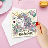 8Pcs Diamond Painting Birthda Greeting Cards Christmas Cards