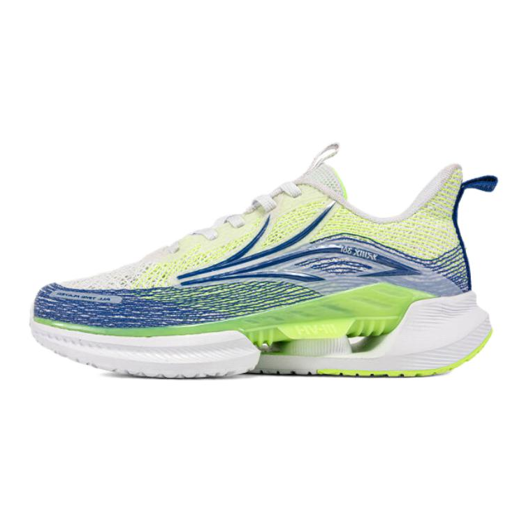 361°KIDS Breathable Lightweight Low-Top Kids' Running Shoes White Blue Green Teenagers