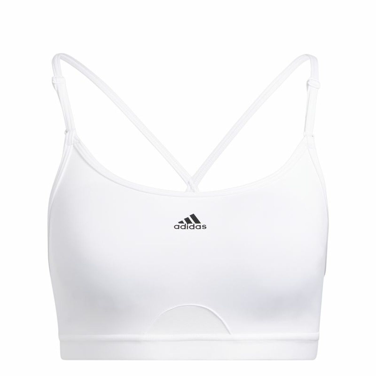 Sports Bra Adidas Aeroreact Ls P White