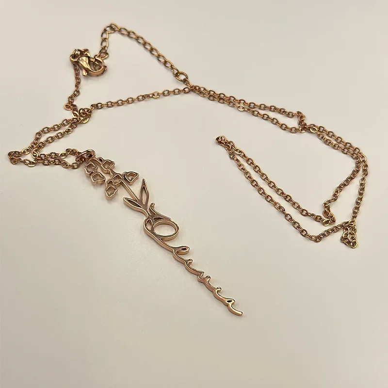 Birth Flower Necklace