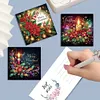 6Pcs Diamond Painting Christmas Greeting Cards Congratulations Cards & Gifts