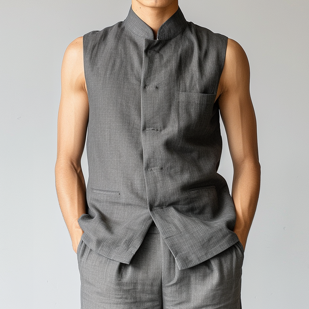 Men's Sleeveless Casual Set-inspireuse