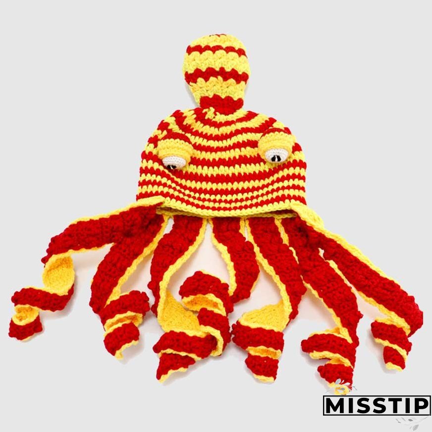 Octopus Head Knit Beanie