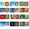12 Pcs/Set Diamond Painting Christmas Greeting Card