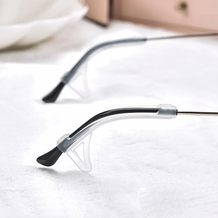 Antiwear ear glasses anti-slip sleeve silicone ear hook