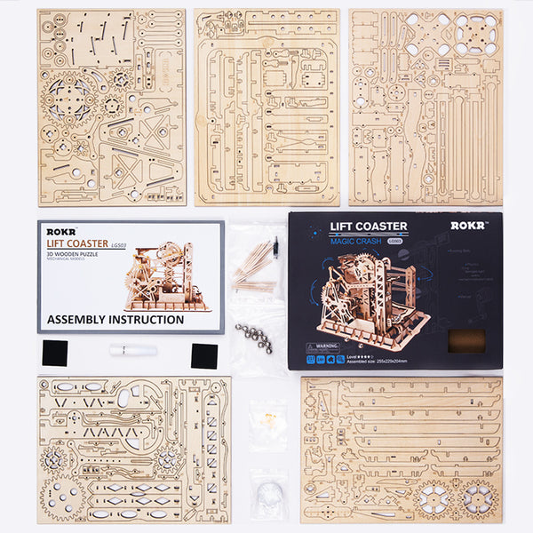 Wood Marble Explorer 3D Wooden Puzzle LG503 11