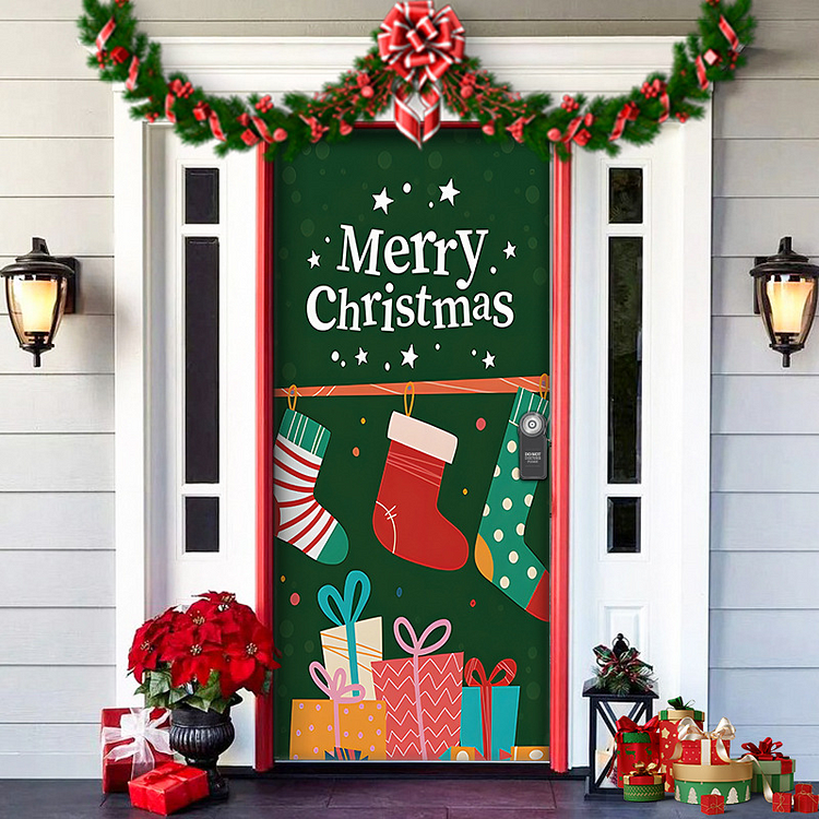 Santa Claus Festive Front Door Decoration