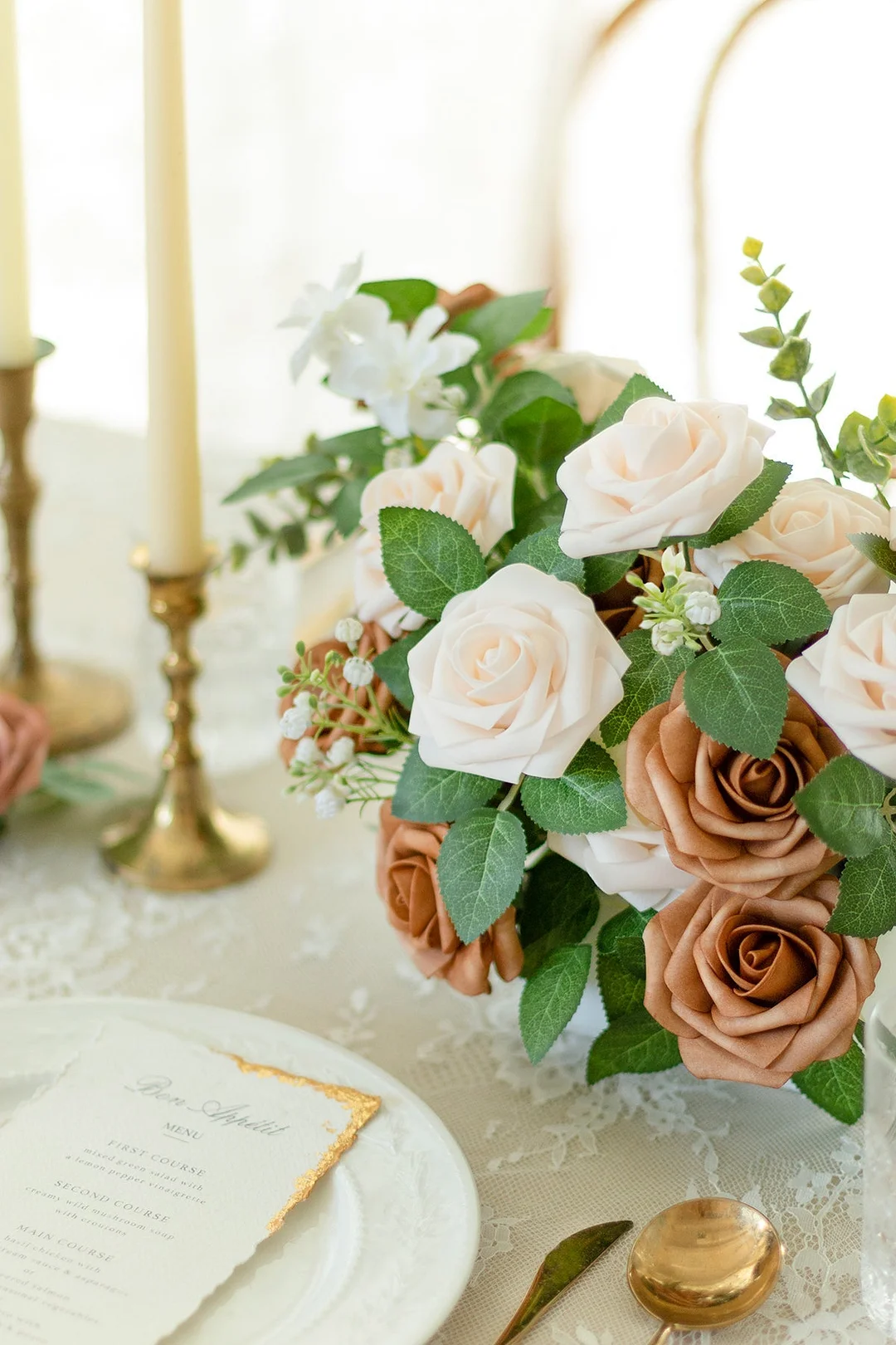 3" Foam Rose with Stem - 56 Colors