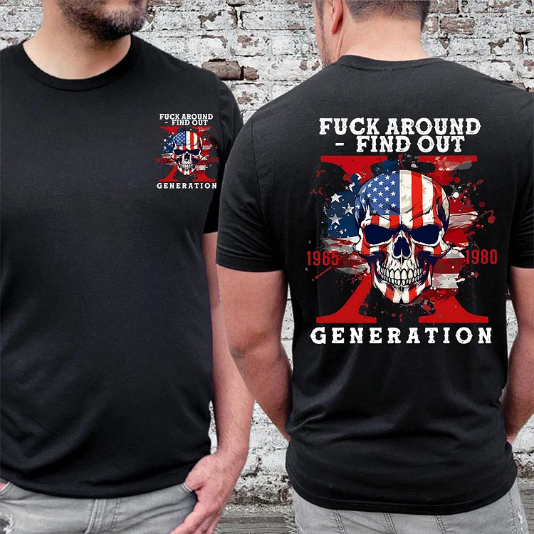 Custom Gen X Skull T-shirt/Sweatshirt/Hoodie