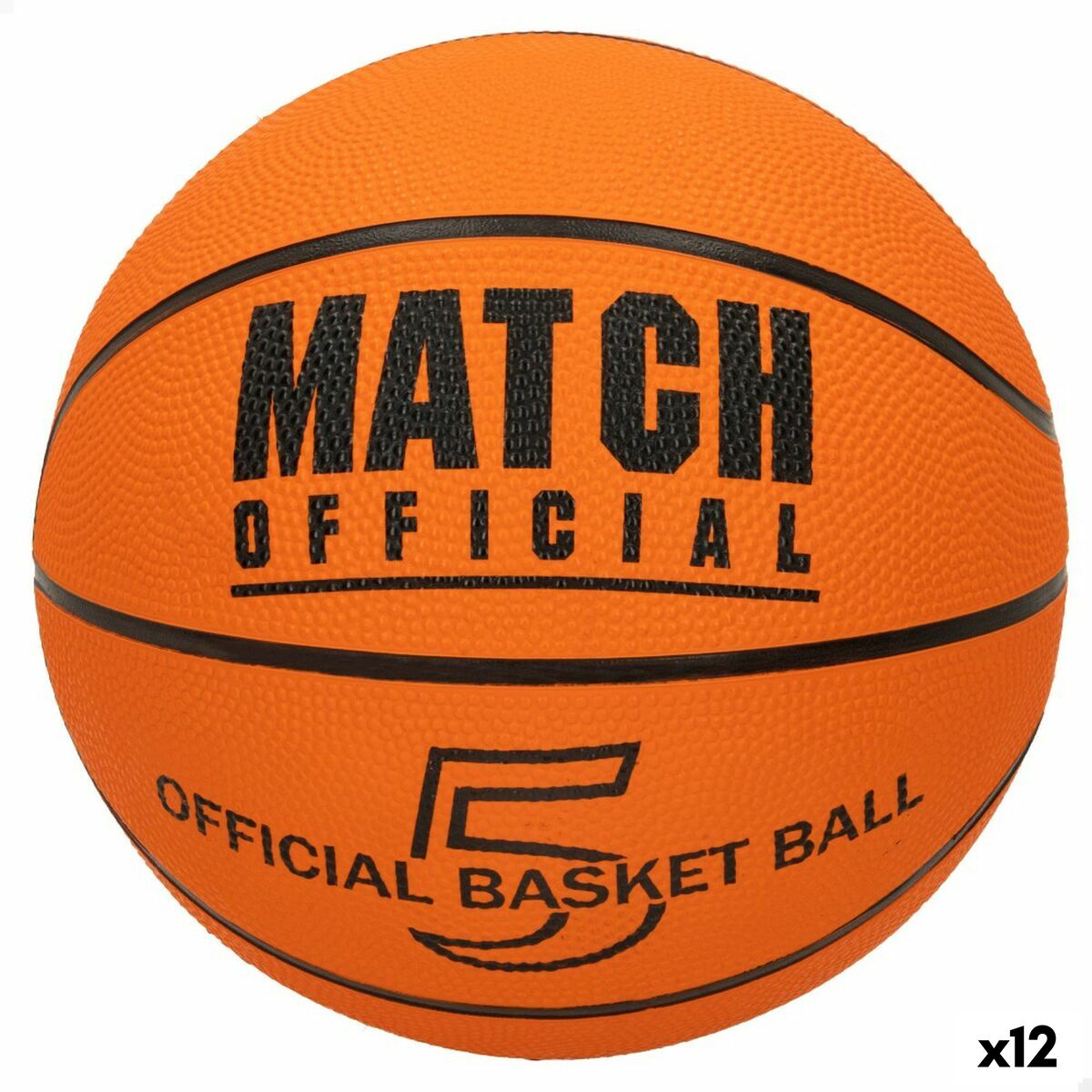 Basketball Ball Match 5 &Oslash; 22 cm 12 Units