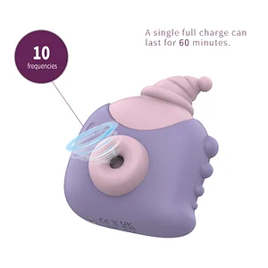 Mini Camera Tapping Sucking Clitoral Vibrator With 10 Modes