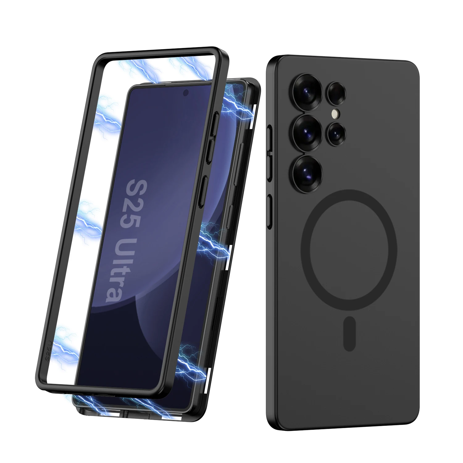 Magnetic Ultra-thin 2-in-1 Shockproof Phone Case for Galaxy S24 Ultra/S23 Ultra