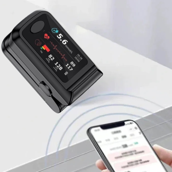 BQYOOM™ Monitor di Glucosiu Non Invasivu Avanzatu - Precisione di 99.9%