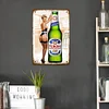 Peroni Beer Girl - Metal Tin Signs(8*12Inch/12*16Inch) - Bar