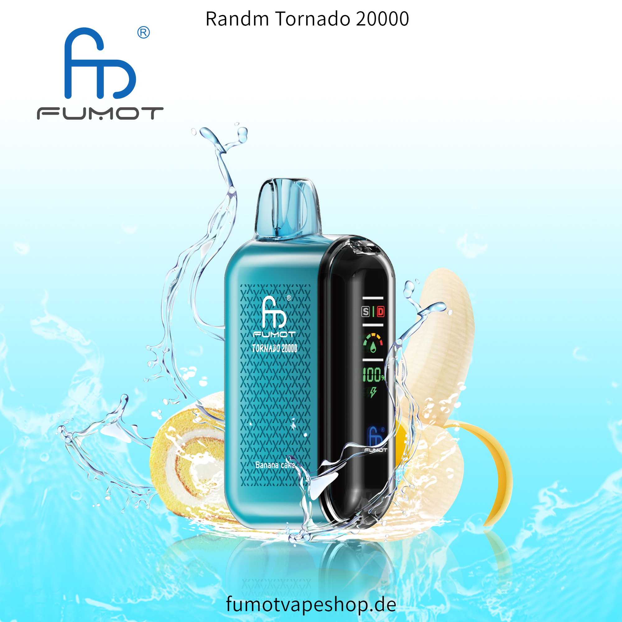 Fumot Tornado 20000 Vape: Doppelte Netzspulen & 900mAh | Fumot Vape  fumotvapeshop