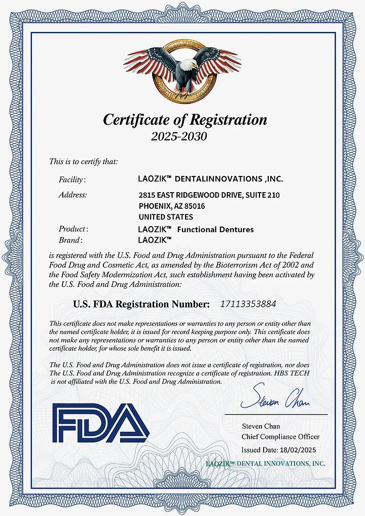 LAOZIK™ Custom-Fit Functional Dentures image LAOZIK™ Custom-Fit Functional Dentures