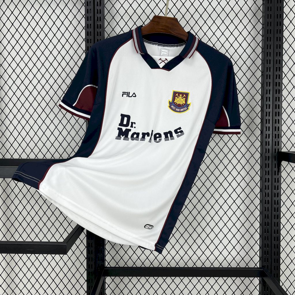 Maillot De Football West Ham United Rétro 1995/1997 - Réplique PONY - Taille M