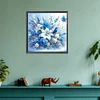Fleur Bleue Bluebird-Perceuse Ronde Peinture Diamant-30*30CM