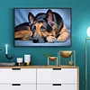 Diamond Painting -DIY Full Square Drill Lying Dog
