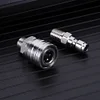 2Pcs 1/4 High Pressure Washer Quick Connector External Thread Pipe Hose Adapter