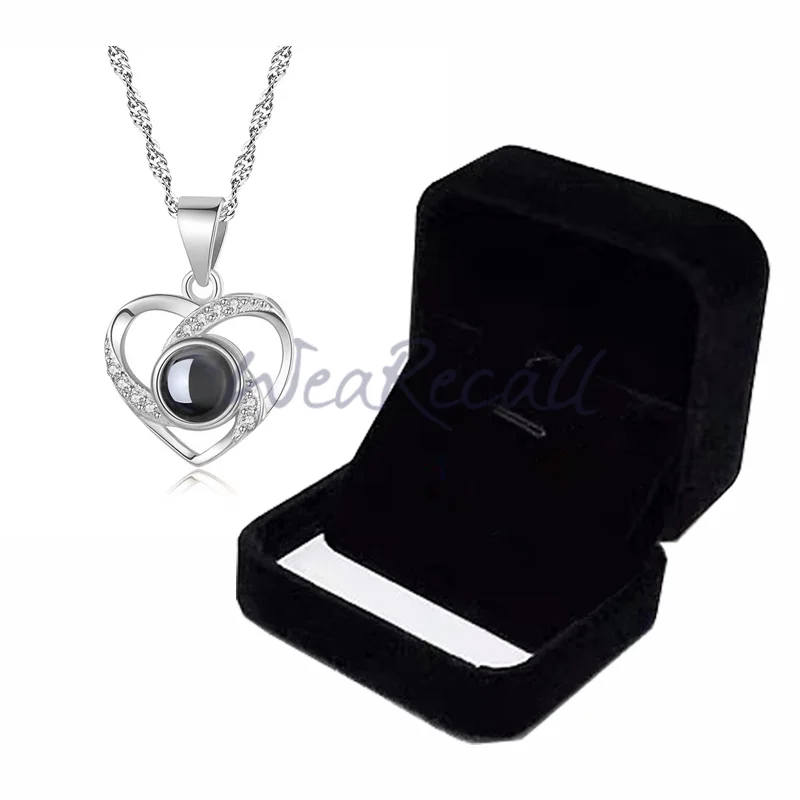 Hot Projector Picture Custom Personalized Heart Photo Keychain wetirmss