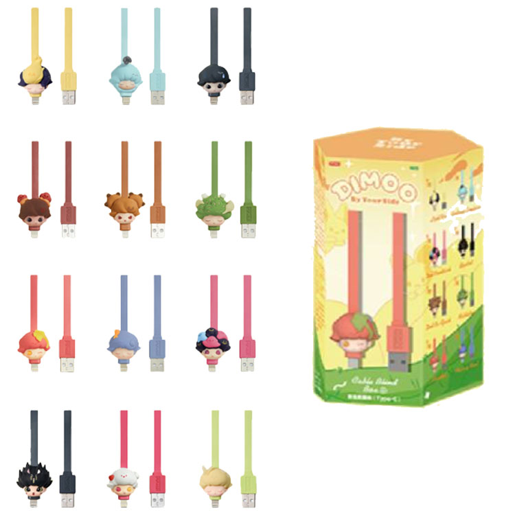 POP MART Dimoo With You Collection Cable Blind Box Products Single Mystery Box/Full Box 12 Pcs