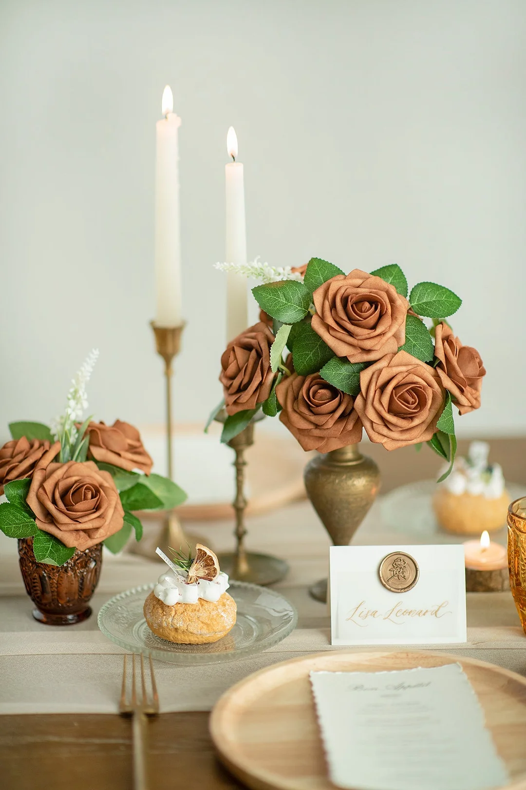 3" Foam Rose with Stem - 56 Colors