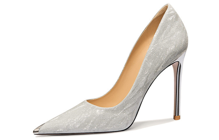 Lily Wei Romantic Galaxy High Heels Women's Silver