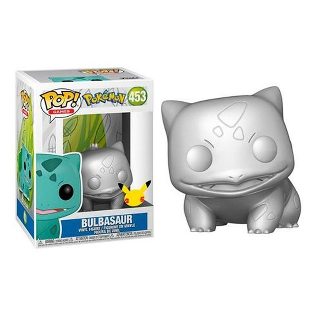 Figure Funko Pop! Bulbasur N&ordm;453 metal Silver