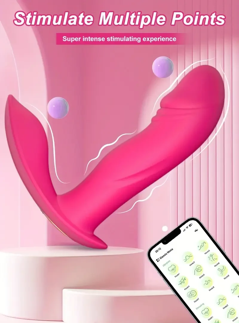 女性阴蒂刺激器 阴道按摩器app控制g点仿真 成人情趣用品,远程操控震动棒,女士专用性玩具,成人用品,无线振动器,情侣情趣玩具 商品详情 2