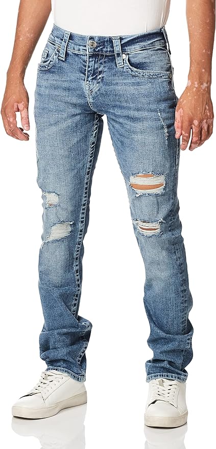 True Religion Ricky Straight Leg Jean Jeans para Hombre