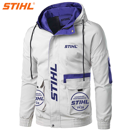 STIHL® Nova jaqueta impermeável e corta-vento masculina