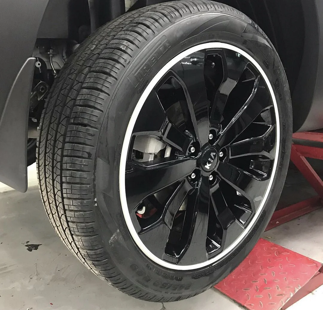 Car wheel protection ring anti-collision strip anti-scratch strip anti-scratch rubber strip