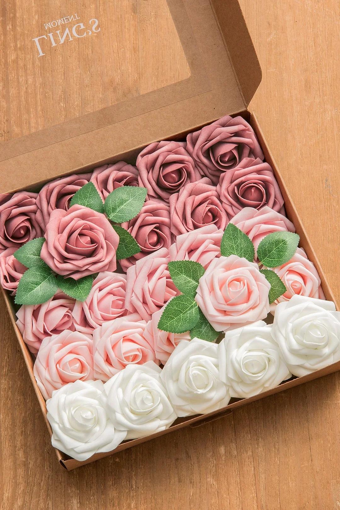 3" Foam Rose with Stem - 56 Colors