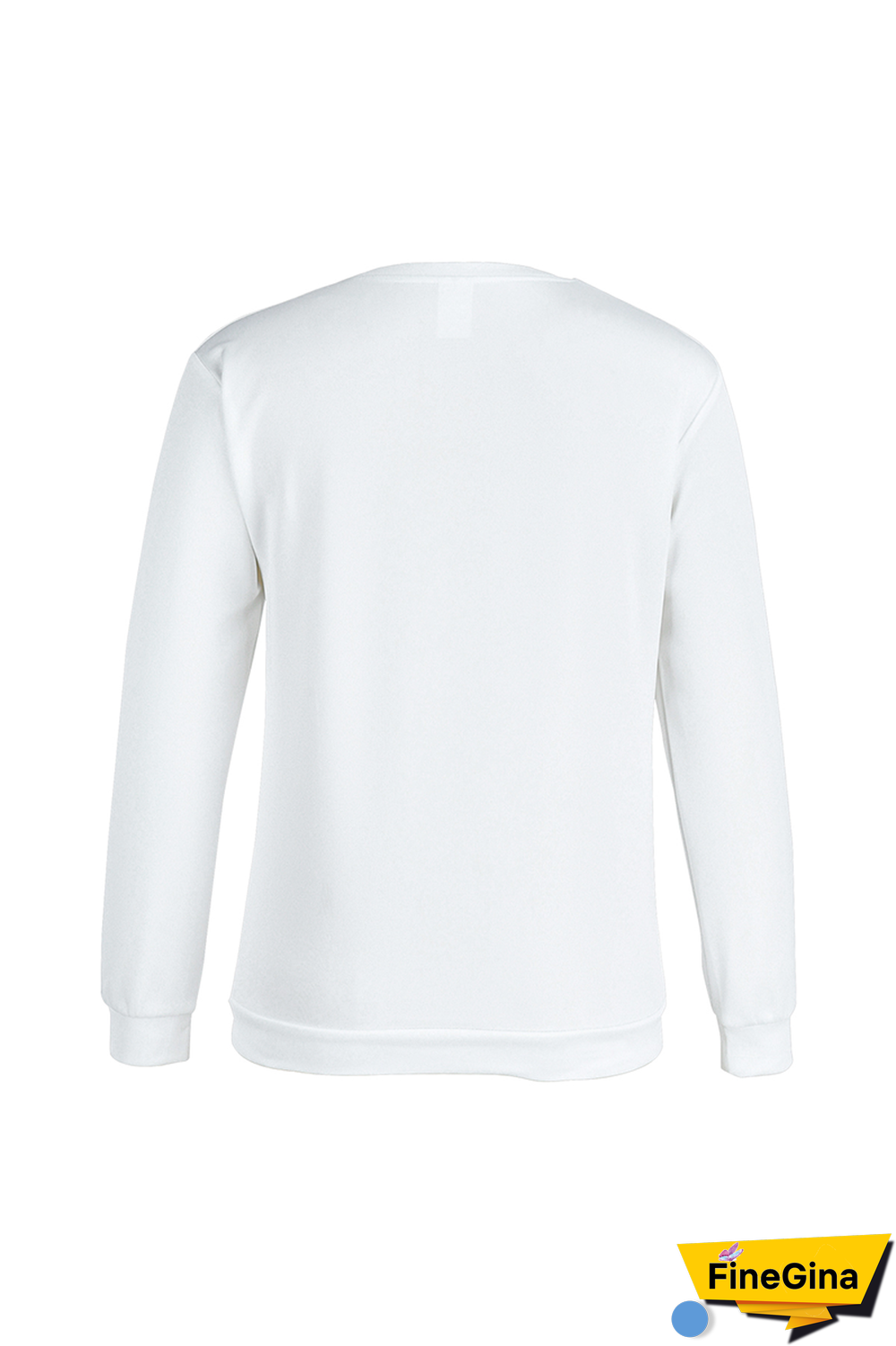 White Casual Street Lips Printed Patchwork O Neck Tops