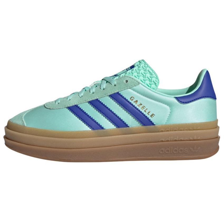 Gazelle Women's Adidas Originals Bold 'Clear Mint Lucid Blue Satin' Women's