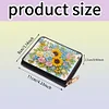 Diamond Painting Sunflower Card Holder Coin Purse Diamond Art Wallet for Women