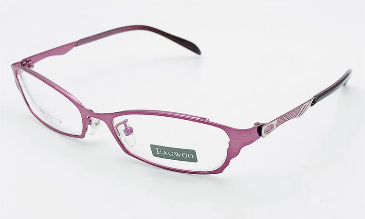 Eagwoo Metal Alloy Women Eyeglasses Full Rim Optical Designed Glasses Business Suitable Cat Eye Designed