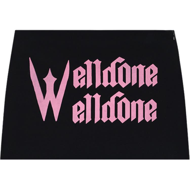WE11DONE Casual Short Skirts Women's Black